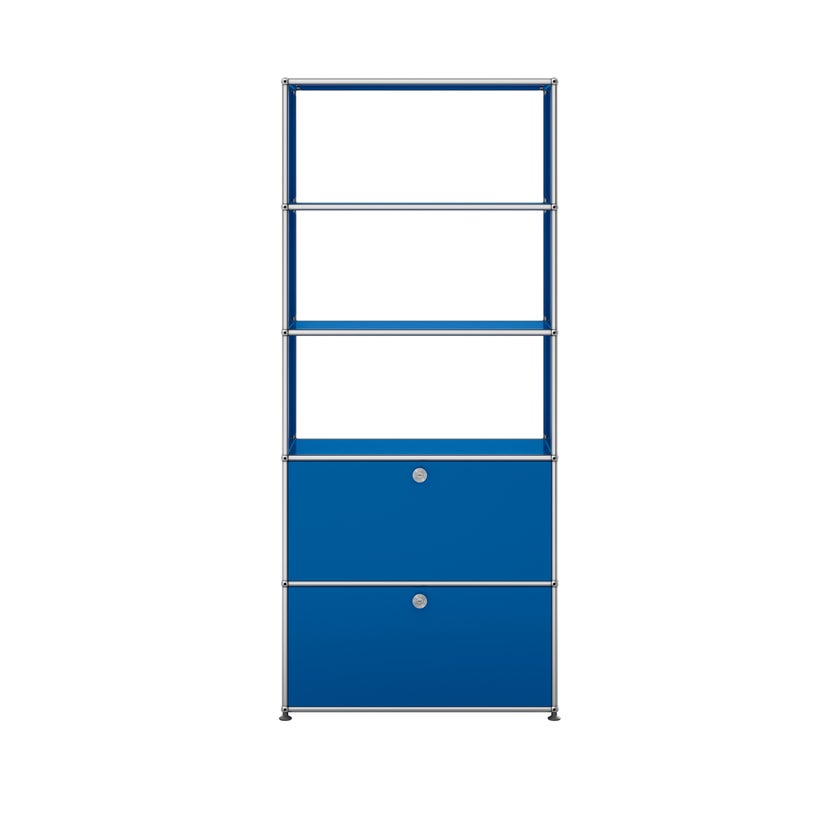 Étagère USM Haller M24, Bleu gentiane Étagère USM Haller M24, Bleu gentiane
