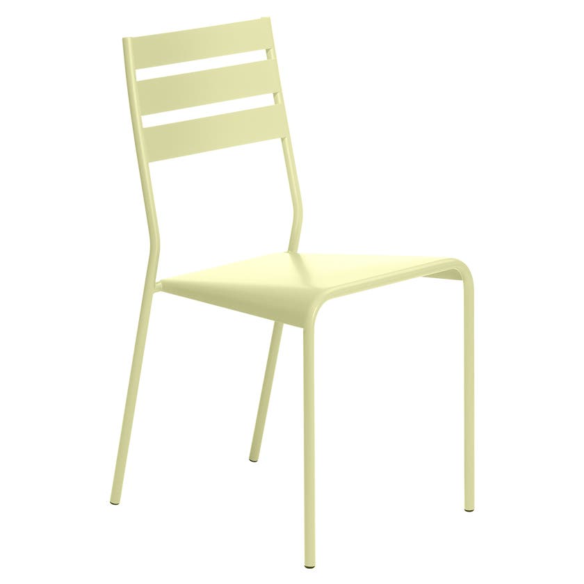 Chaise FACTO de Fermob, Citron givré Chaise FACTO de Fermob, Citron givré