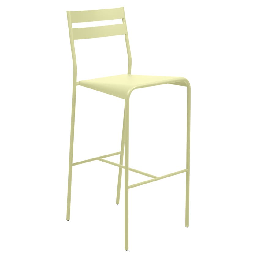 Tabouret de bar FACTO de Fermob, Citron givré Tabouret de bar FACTO de Fermob, Citron givré