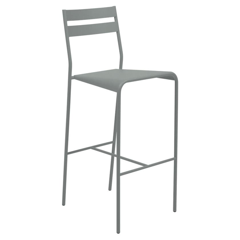 Tabouret de bar FACTO de Fermob, Gris lapilli Tabouret de bar FACTO de Fermob, Gris lapilli