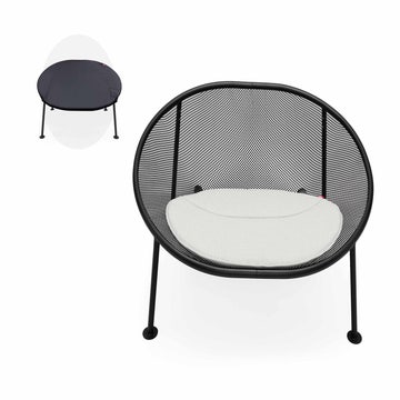 Chaise longue / Hamac NETORIOUS DELUXE de Fatboy, Structure anthracite, Mist