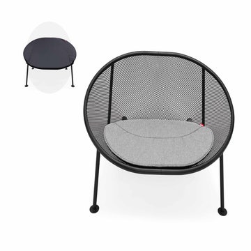 Chaise longue / Hamac NETORIOUS DELUXE de Fatboy, Structure anthracite, Rock grey