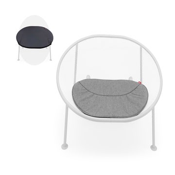 Chaise longue / Hamac NETORIOUS DELUXE de Fatboy, Structure gris clair, Rock grey