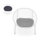 Chaise longue / Hamac NETORIOUS DELUXE, Structure gris clair, Rock grey