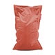 Pouf THE ORIGINAL SLIM VELVET RECYCLED, Rhubarb
