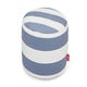 Pouf POINT OUTDOOR, Stripe Ocean blue