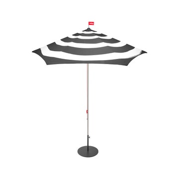 Parasol STRIPESOL de Fatboy, Avec socle anthracite, Anthracite