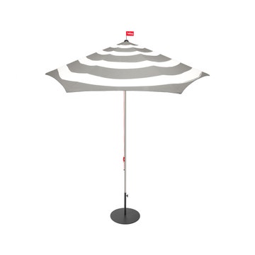 Parasol STRIPESOL de Fatboy, Avec socle anthracite, Light grey
