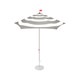 Parasol STRIPESOL, Avec socle gris clair, Light grey