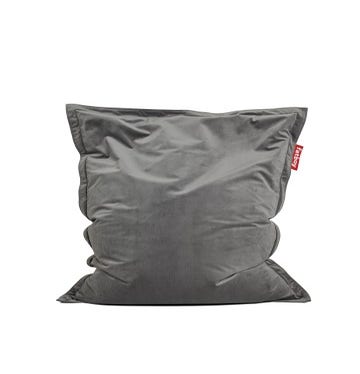 Pouf THE ORIGINAL SLIM VELVET RECYCLED de Fatboy, Taupe