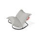 Rocking Chair Rock 'n Roll + pouf The Original Outdoor, Mist