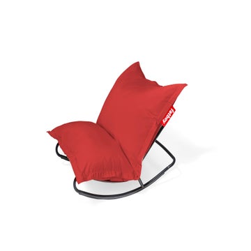 Rocking Chair Rock 'n Roll + pouf The Original Outdoor de Fatboy, Red