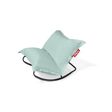 Rocking Chair Rock 'n Roll + pouf The Original Outdoor de Fatboy, Seafoam