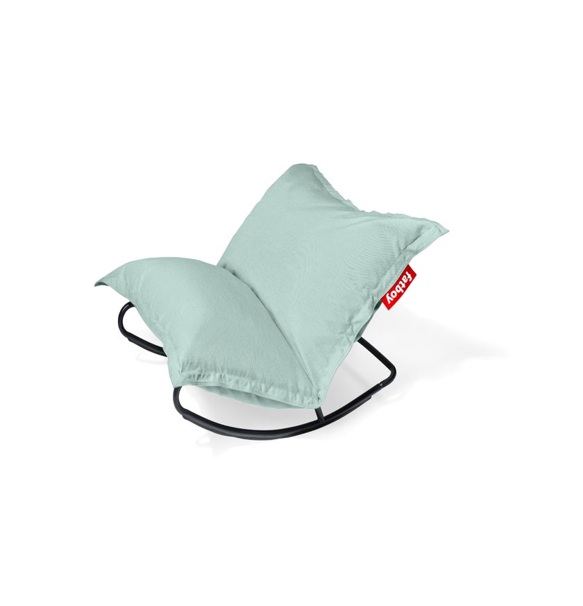 Rocking Chair Rock 'n Roll + pouf The Original Outdoor de Fatboy, Seafoam
