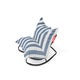 Rocking Chair Rock 'n Roll + pouf The Original Outdoor de Fatboy, Stripe ocean blue