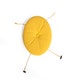 Coussin d'assise TONI, Jaune soleil