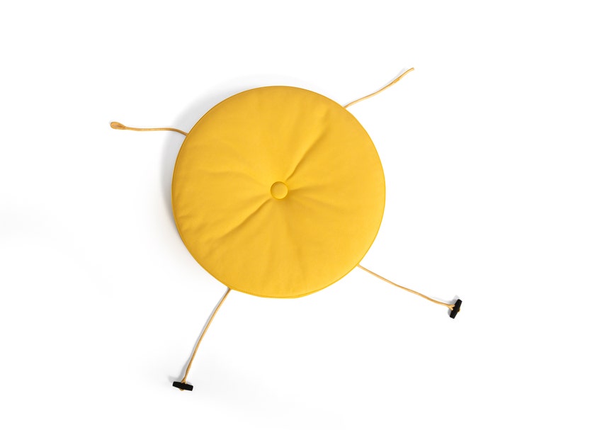 Coussin d'assise TONI de Fatboy, Jaune soleil Coussin d'assise TONI de Fatboy, Jaune soleil