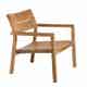 Fauteuil bas KOS TEAK de Tribù