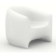 FAUTEUIL BLOW, Blanc mat