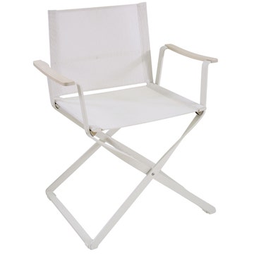 FAUTEUIL PLIANT CIAK, Blanc mat de EMU