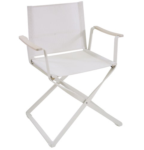 FAUTEUIL PLIANT CIAK, Blanc mat de EMU
