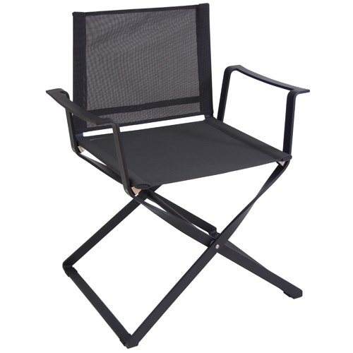 FAUTEUIL PLIANT CIAK, Noir de EMU FAUTEUIL PLIANT CIAK, Noir de EMU