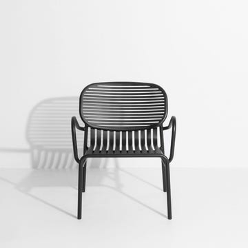 Fauteuil bas WEEK-END de Petite Friture, Noir