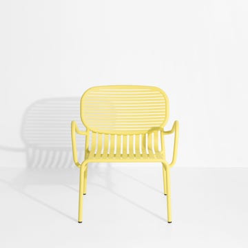 Fauteuil bas WEEK-END de Petite Friture, Jaune