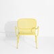 Fauteuil bas WEEK-END, Jaune