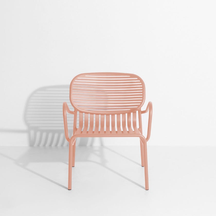 Fauteuil bas WEEK-END de Petite Friture, Blush Fauteuil bas WEEK-END de Petite Friture, Blush