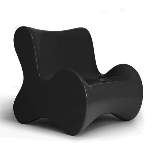 FAUTEUIL DOUX, Noir de VONDOM FAUTEUIL DOUX, Noir de VONDOM