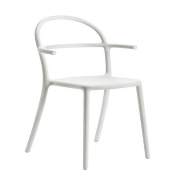 Chaise GENERIC C de Kartell, Blanc