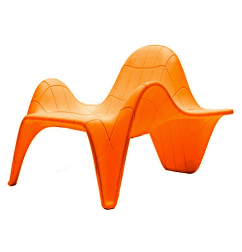 FAUTEUIL F3, Orange de VONDOM