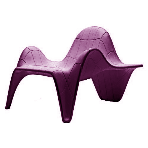 FAUTEUIL F3, Prune de VONDOM FAUTEUIL F3, Prune de VONDOM