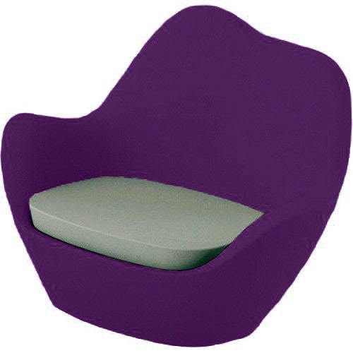 FAUTEUIL SABINAS, Prune de VONDOM FAUTEUIL SABINAS, Prune de VONDOM