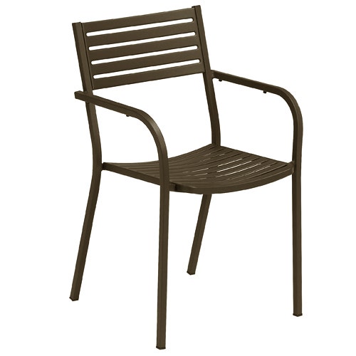 Fauteuil SEGNO de Emu, Marron d'Inde Fauteuil SEGNO de Emu, Marron d'Inde