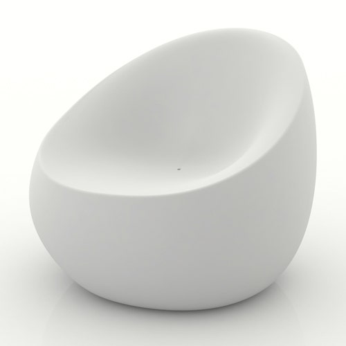 FAUTEUIL STONE, Blanc mat de VONDOM FAUTEUIL STONE, Blanc mat de VONDOM