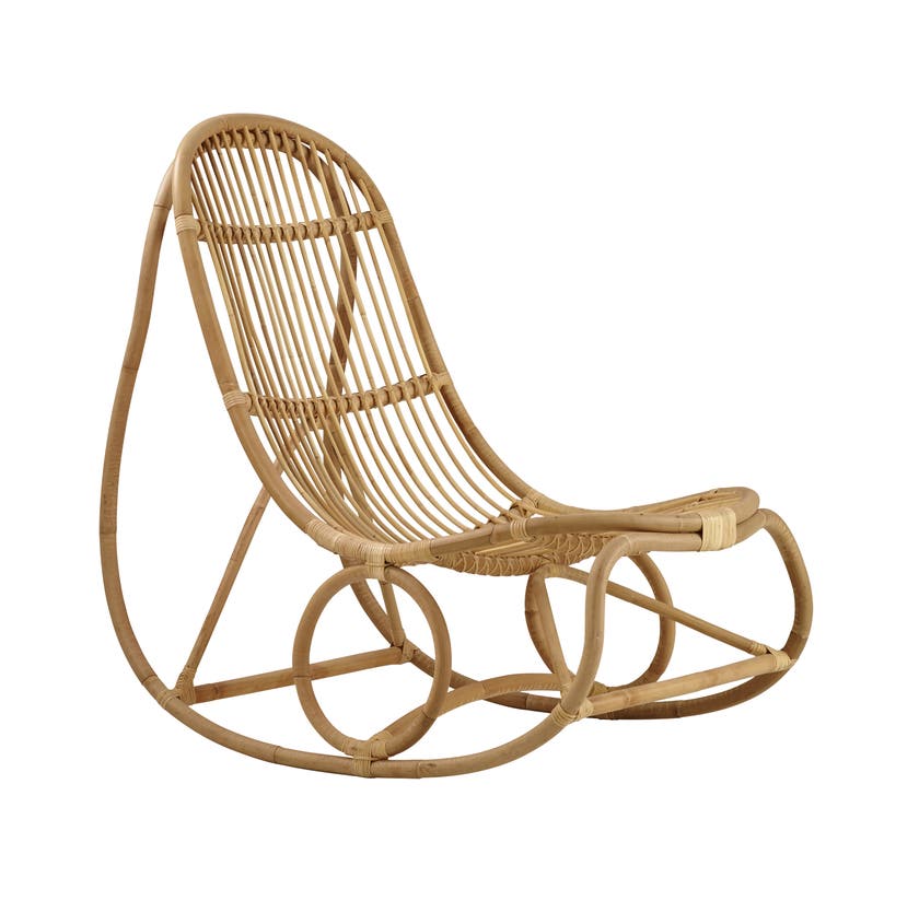 Fauteuil à bascule NANNY, de Sika Design, Naturel Fauteuil à bascule NANNY, de Sika Design, Naturel