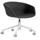 Fauteuil AAC53, Piétement en aluminium teinté blanc, Remix 183