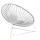 Fauteuil ACAPULCO ENFANT avec structure blanche, Blanc
