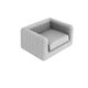 Fauteuil AGORA de Unopiu', Blanc