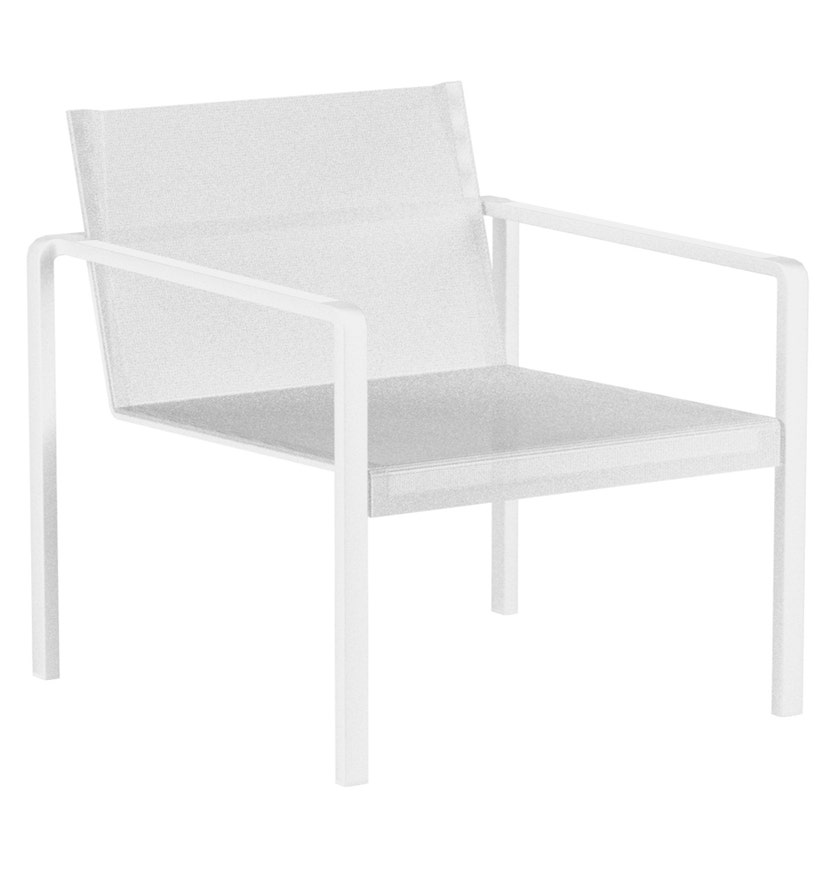 Fauteuil bas ALURA de Royal Botania, Blanc