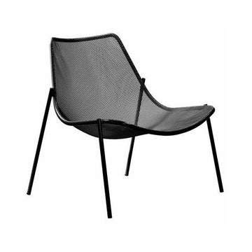 Fauteuil bas ROUND de Emu, Noir