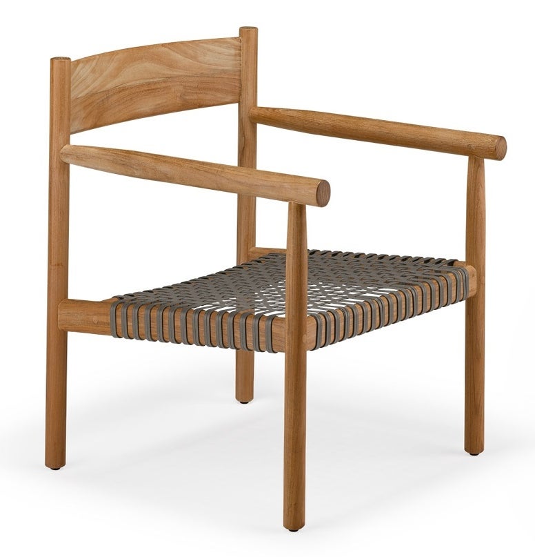 Fauteuil bas TIBBO de Dedon, Noir mat