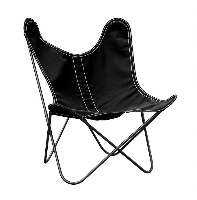 Fauteuil enfant BB by Airborne, Structure acier thermolaqué noir, Noir Fauteuil enfant BB by Airborne, Structure acier thermolaqué noir, Noir