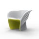 Fauteuil bicolore BIOPHILIA, Pistache
