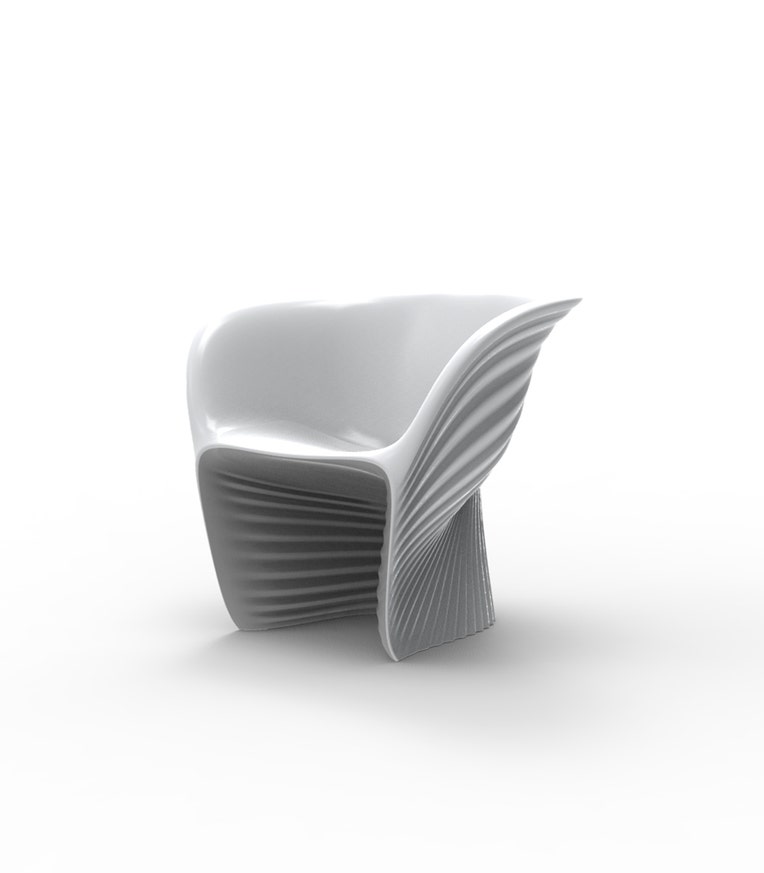 Fauteuil bicolore BIOPHILIA de Vondom, Taupe Fauteuil bicolore BIOPHILIA de Vondom, Taupe