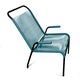 Fauteuil BRAZZA de Boqa, Bleu océan