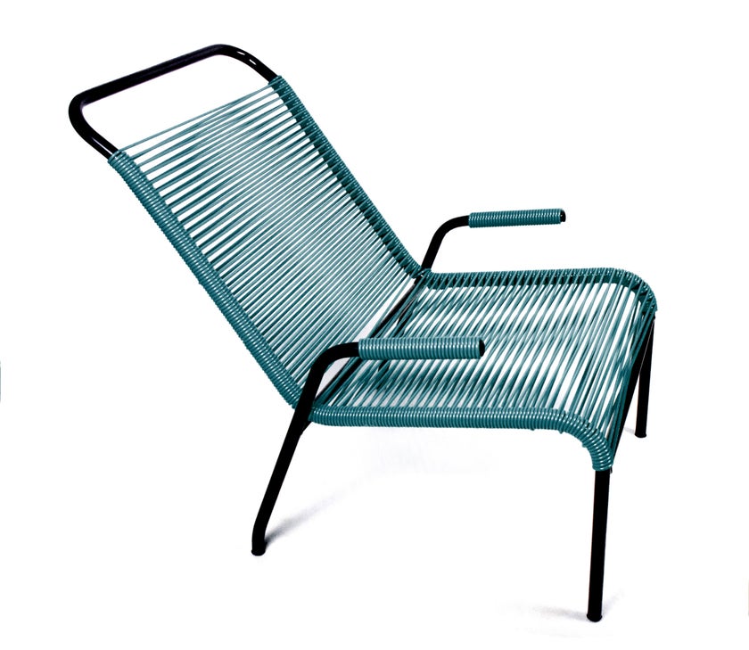 Fauteuil BRAZZA de Boqa, Bleu océan Fauteuil BRAZZA de Boqa, Bleu océan
