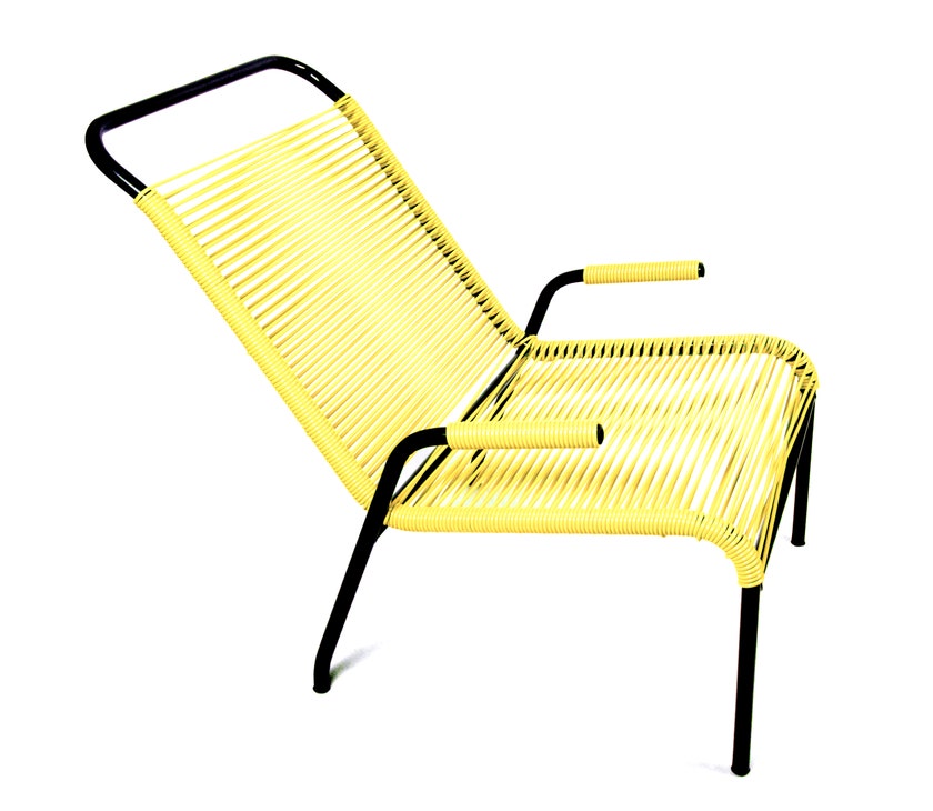 Fauteuil BRAZZA de Boqa, Jaune impérial Fauteuil BRAZZA de Boqa, Jaune impérial
